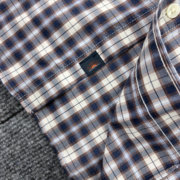 NWT FAHERTY Mens XXL Reserve The Movement Shirt‎ Plaid Long Sleeve Button Down - Picture 9 of 14